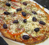 lchf pizza mandelmjöl