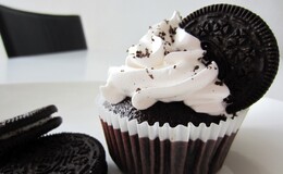 Oreo cupcakes med italiensk marengs