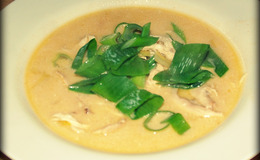 thai kylling i kokos suppe
