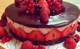 jordbær kage 