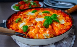 Gnocchi alla sorrentina- Gratäng med gnocchi, tomatsås och ost