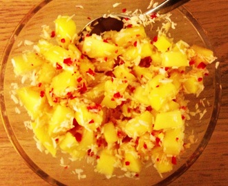 Mango/kokos salat