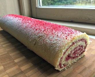 Hindbærroulade, glutenfri