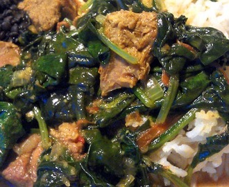 Saag Gosht, Indisk lam i spinat