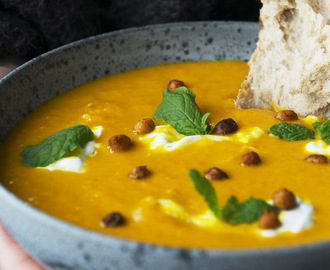 Gulerodssuppe med et marokkansk tvist