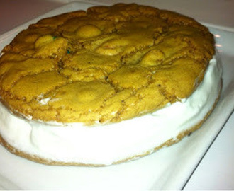 M&Ms cookie med vaniljeis