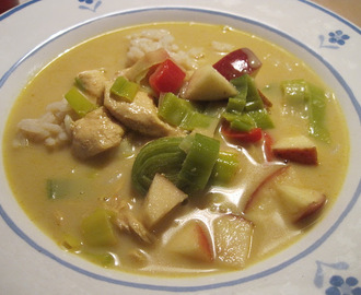 Olgas Kyllinge/karrysuppe