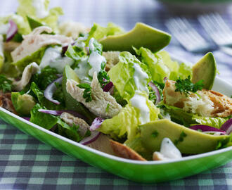 Romainesalat a la Caesar