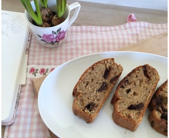 Banankage med chokoladestykker