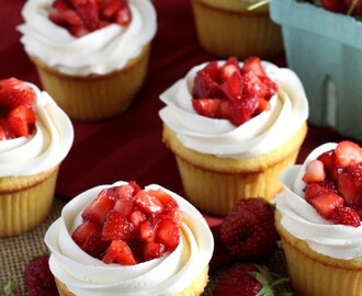 Strawberry Shortcake Cupcakes