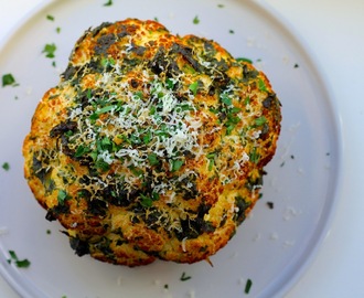 Helstegt blomkål med persillesmør og parmesan + noget om smør