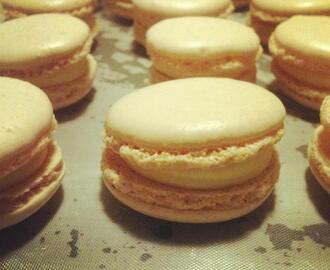 Macarons med passionscreme