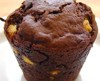 Tredobbelt Chokolade Muffin (Triple Chocolate Muffin)