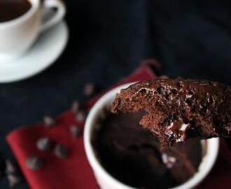 Chokoladekage på 30 sekunder