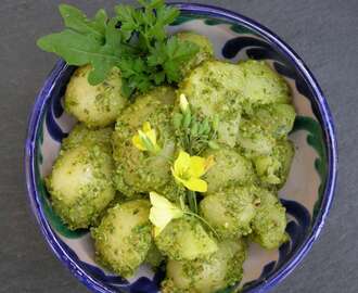 Kartoffelsalat med pestodressing