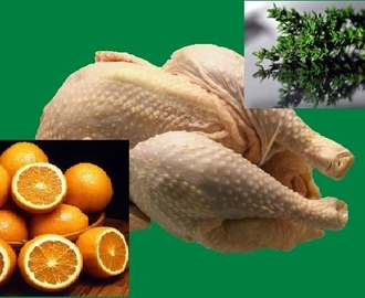 Økokylling med appelsin, citron og timian – en herlig og nem vinterudgave af stegt kylling