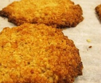 Sprøde havrecookies med kokos