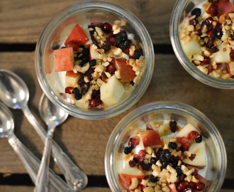 Creamy Cottage Cheese Bowl with Fruits and Nuts