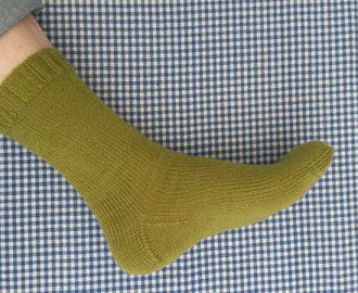 Almindelige sokker med hælflap lavet med flot finish