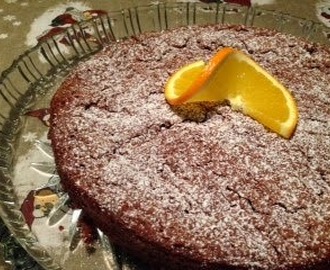 Chokoladekage med appelsin