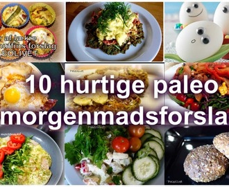 Paleo morgenmad i en fart - 10 forslag i stedet for havregryn og brød