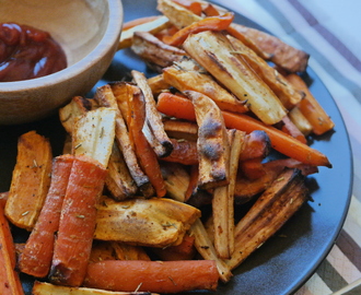 Root-veggie fries