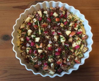 God til grill: Sprød majroesalat med quinoa, majroer, radiser og æble