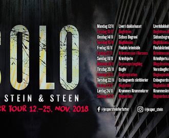 SOLO med STEIN & STEEN - Q&A med Jesper Stein + Giveaway (vind et signeret eksemplar af Solo)