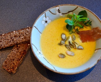 Grøntsagssuppe med butternut squash