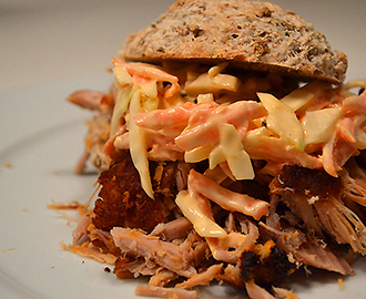 Pulled pork og hjemmelavet coleslaw