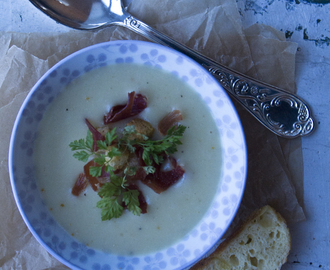 [Sund forret/Aftensmad] Cremet Jordskokkesuppe