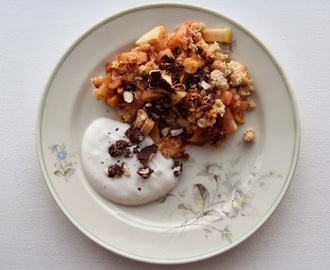 The Easiest Apple Crumble