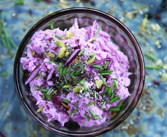 Tzatziki med rødkål