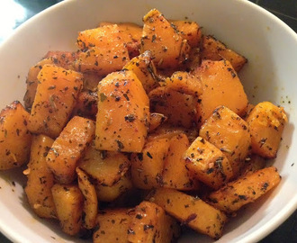 Butternut squash ala kartoffelbåde