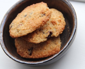 Cookies med Tranebær, Cashewnødder & Hvid Chokolade