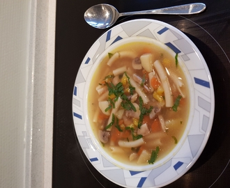 Oksekød Suppe med Grøntsager