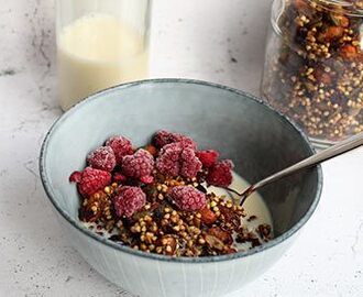 Boghvede granola