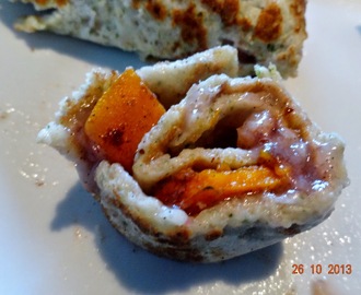 Dessertpandekage med mynte og hjemmelavet "æblekompot" - 8. december
