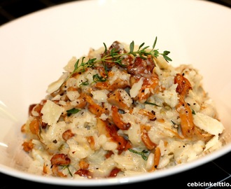 Kantarellirisotto