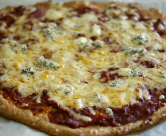 Paleo-pizza kukkakaalicouscousista