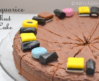 Ravintolapäivä: Lakumutakakku / Liquorice Mud Cake