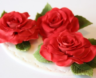 Ruusukoriste - Rose Cake Topper