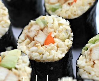 Vähähiilihydraattinen Maki- sushi