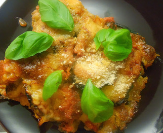 Parmigiana di melanzane (munakoisovuoka)