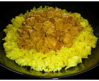 Intialainen soijakorma & keltainen riisi