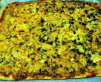 Jauheliha-tonnikala pizza