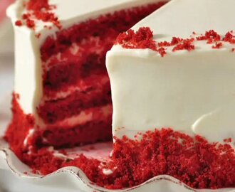 Kakku kuin punaista samettia