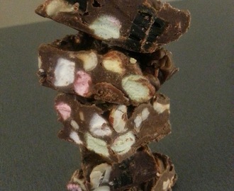 Rocky road fudge