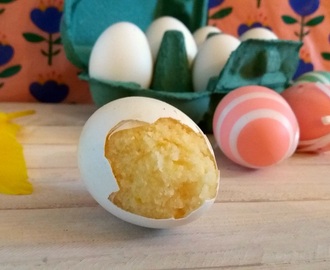 Pääsiäisen yllättävin leivonnainen: muffinssi, joka on leivottu oikean kananmunan sisään!