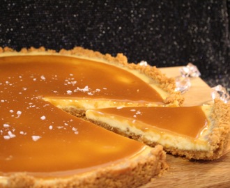 Salted caramel cheesecake pie (myös gluteenittomana)